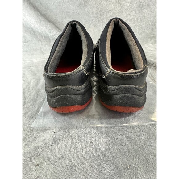 Tommy Hilfiger Shoe mens 10.5M Black Leather Slip On Sneaker Low Back - Picture 15 of 16